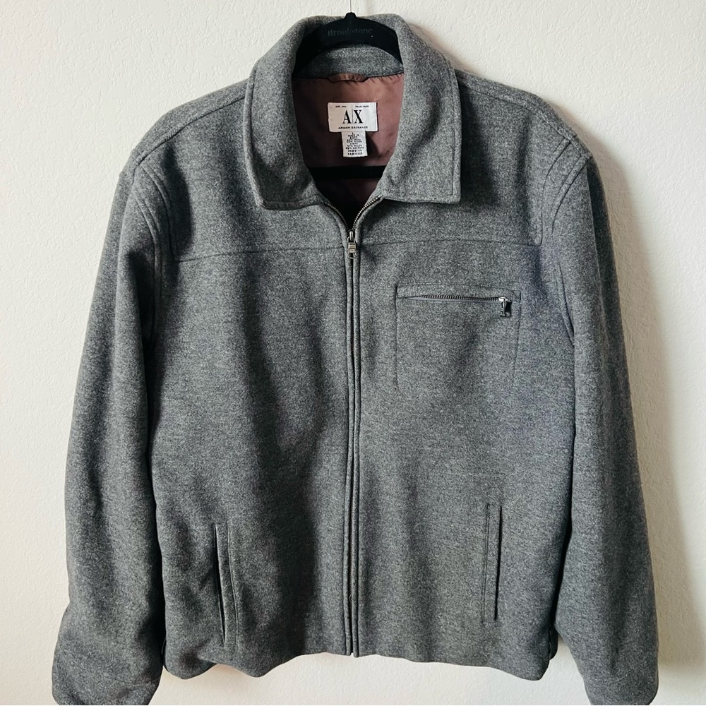 Armani Exchange Men's Grey Coat